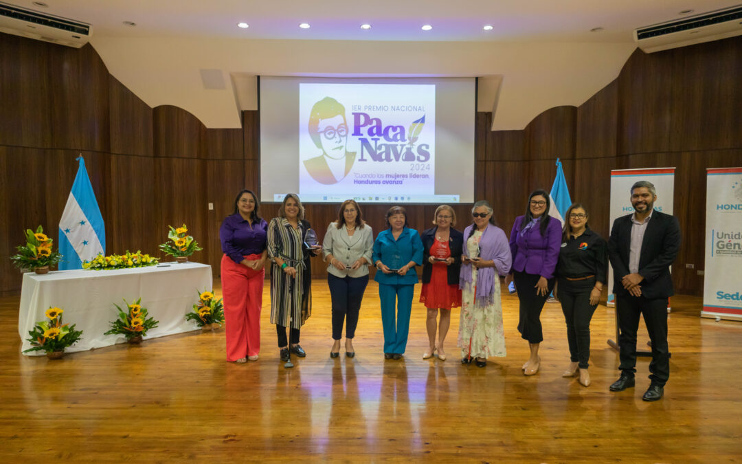 Primer Premio Nacional Paca Navas de la SEDESOL reconoce los aportes de mujeres hondureñas en inclusión y desarrollo social