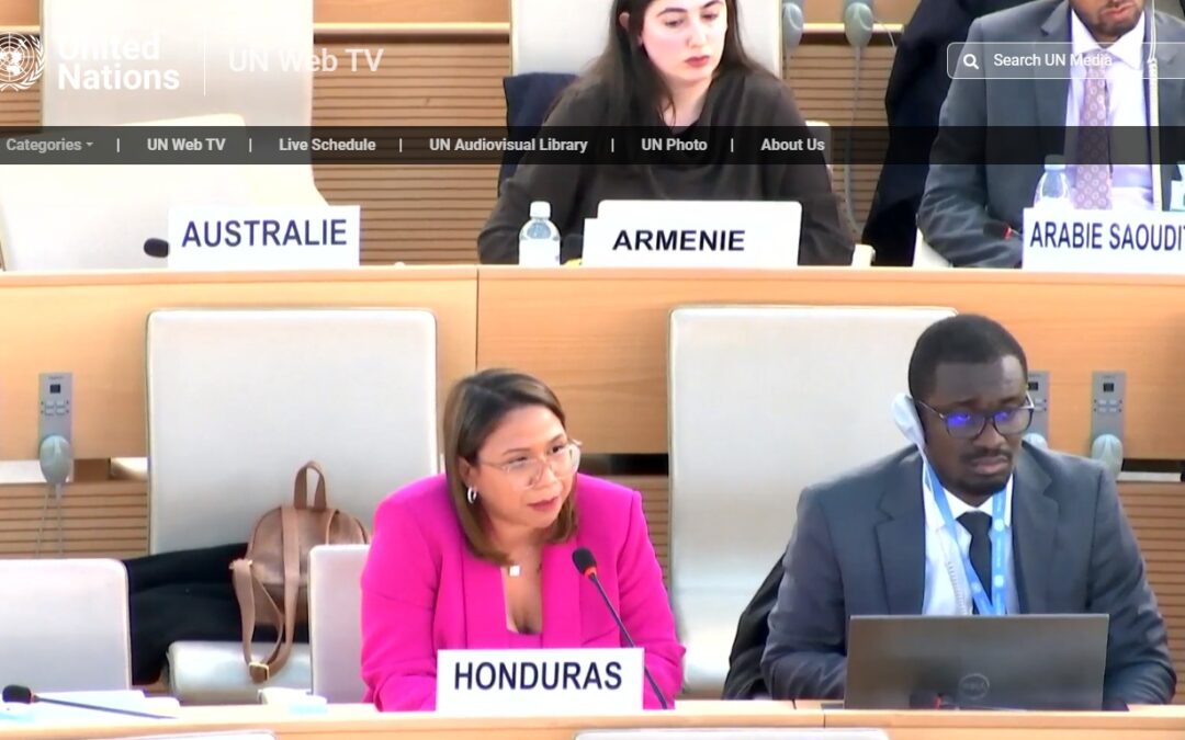 La SEDESOL presenta avances del Estado de Honduras en Protección Social y Derechos Humanos ante la ONU en Ginebra