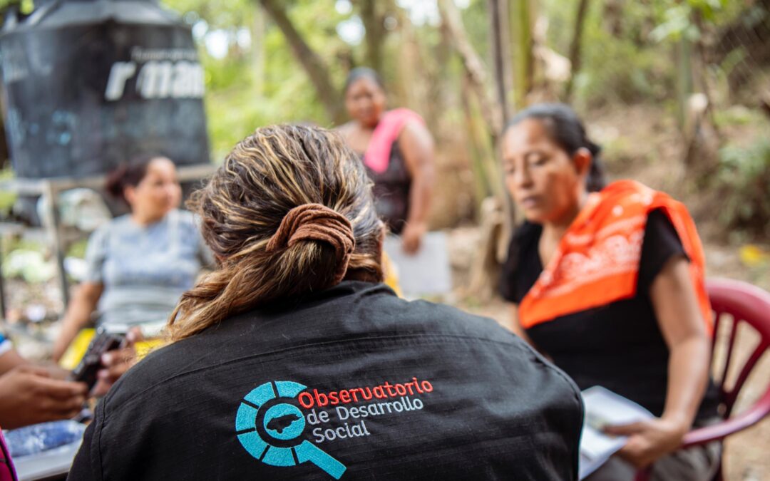 El Observatorio de Desarrollo Social realiza levantamiento de información en siete departamentos con mayor vulnerabilidad climática