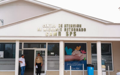 La Secretaría Desarrollo Social realiza visitas en los Centros de Atención al Migrante Retornado en el norte del país.