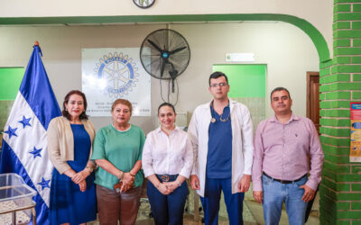 Desarrollo Social entrega donación de equipo en Clínica Materno Infantil de Santa Cruz de Yojoa